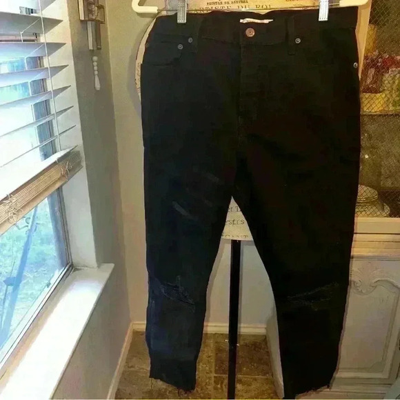 Black Levi's Wedgie Skinny Jeans size 32 - Picture 8 of 11